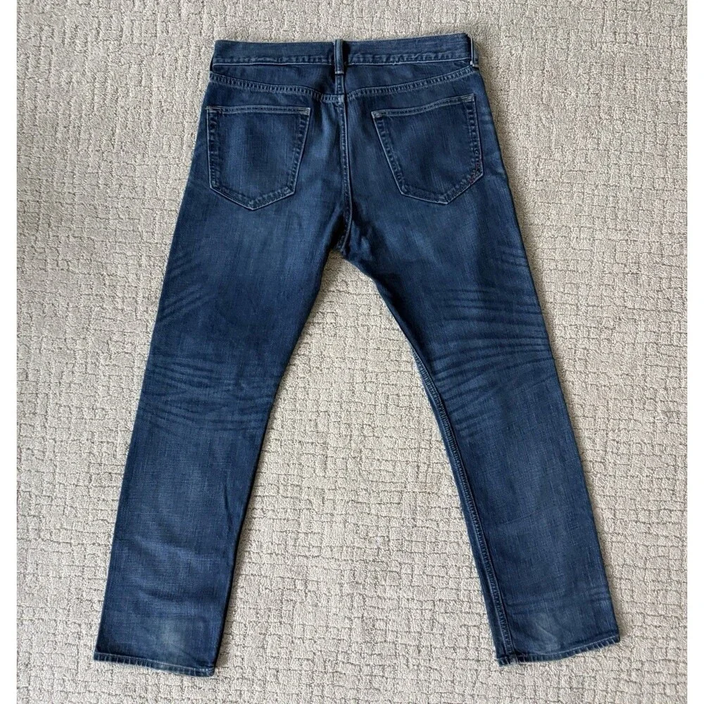 Banana Republic Slim Jeans Mens 33x30 Blue Medium Wash 100% Cotton Straight